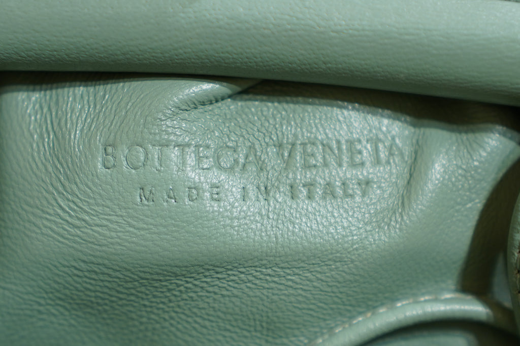 Bottega Veneta | Intrecciato Pouch – Leather – Green – Gold Hardware