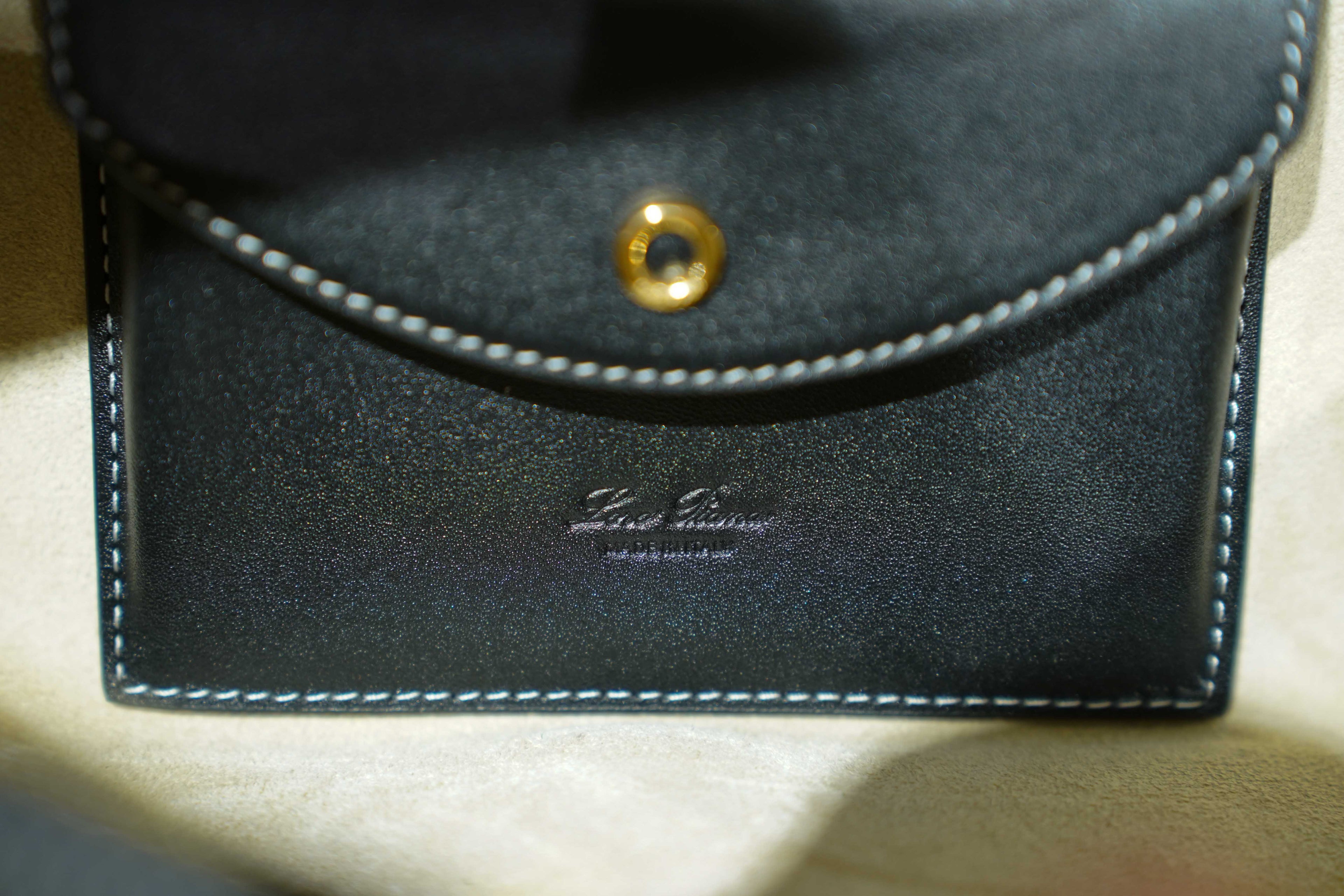 Loro Piana | Extra Bag L27 – Leather – Black – Gold Hardware