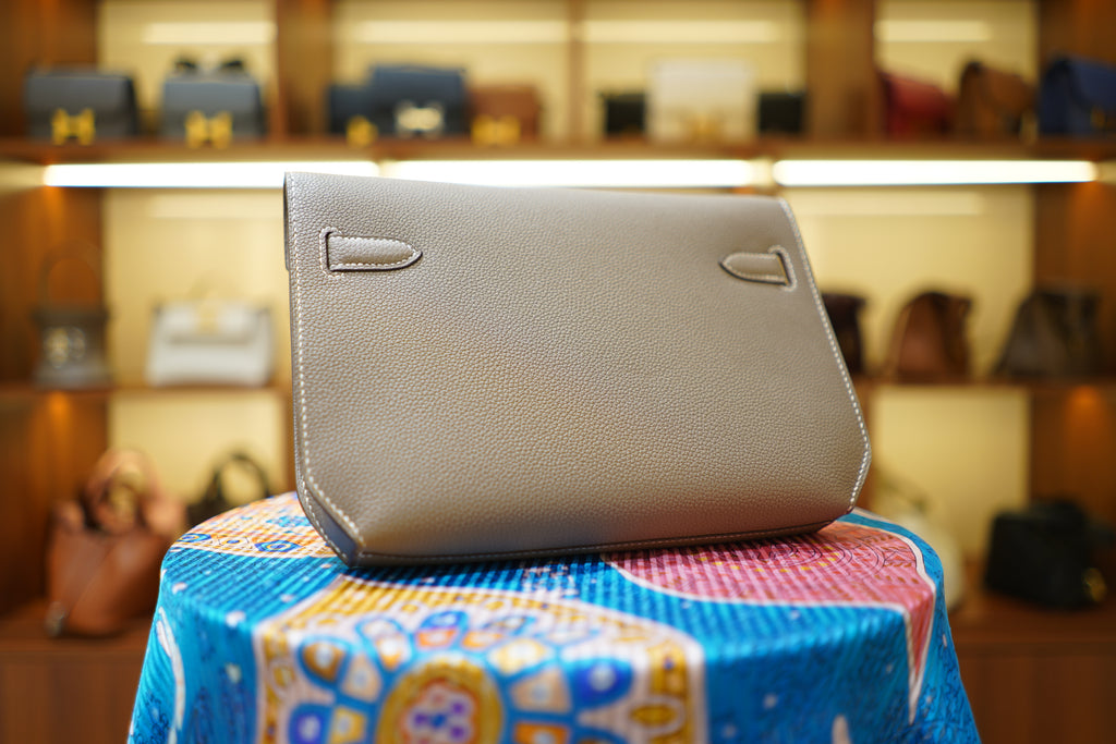 Hermes | Kelly Depeches 25 – Epsom – Beige – Gold Hardware