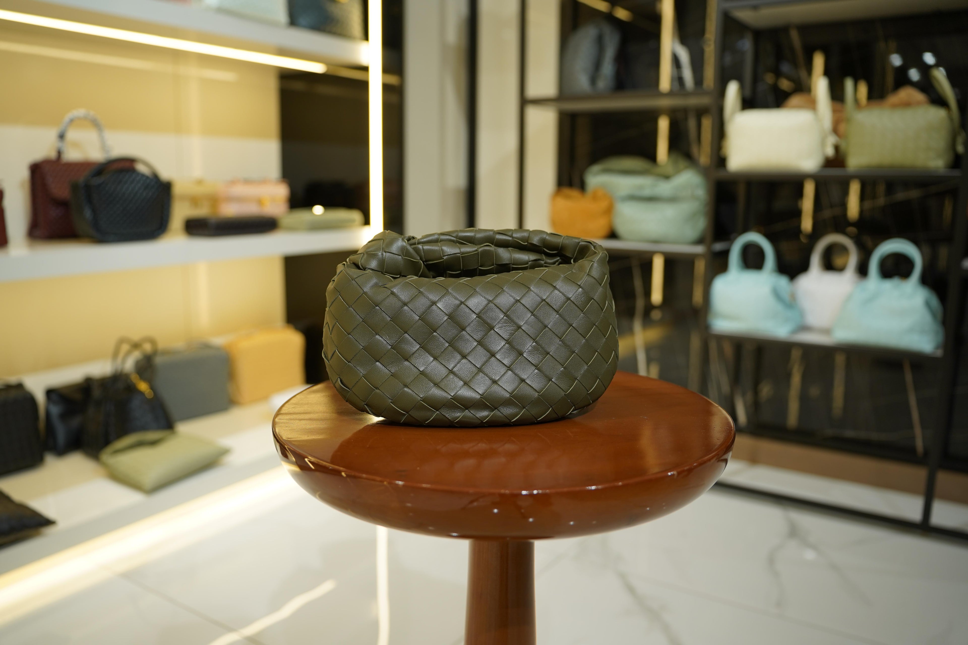 Bottega Veneta | Jodie – Nappa Leather – Green – Gold Hardware