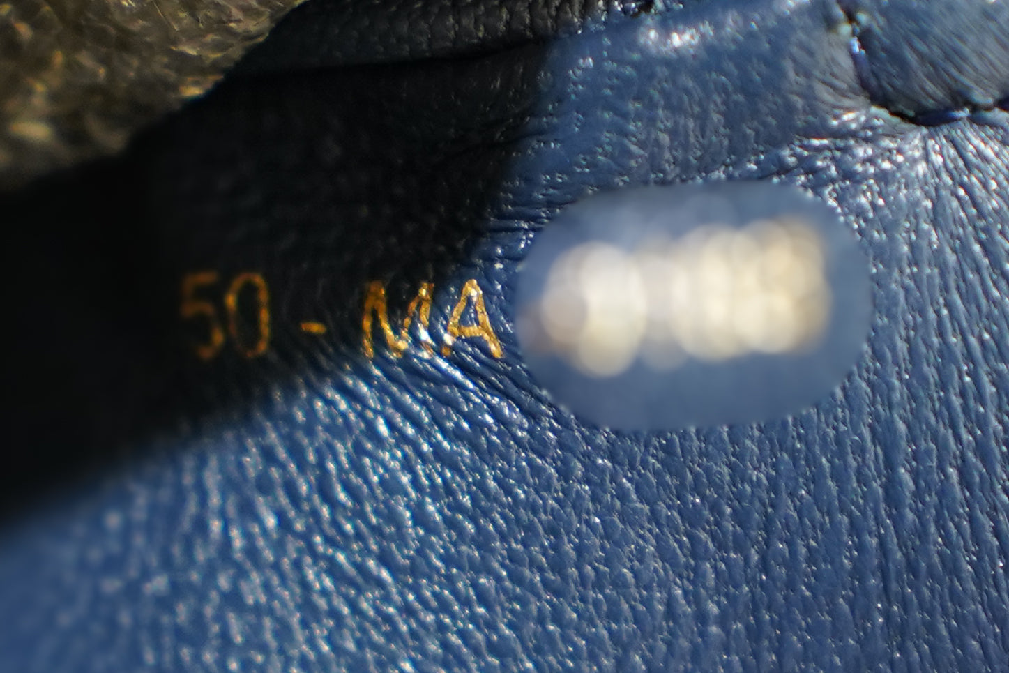 Louis Vuitton | Coussin Medium – Leather – Navy – Gold Hardware