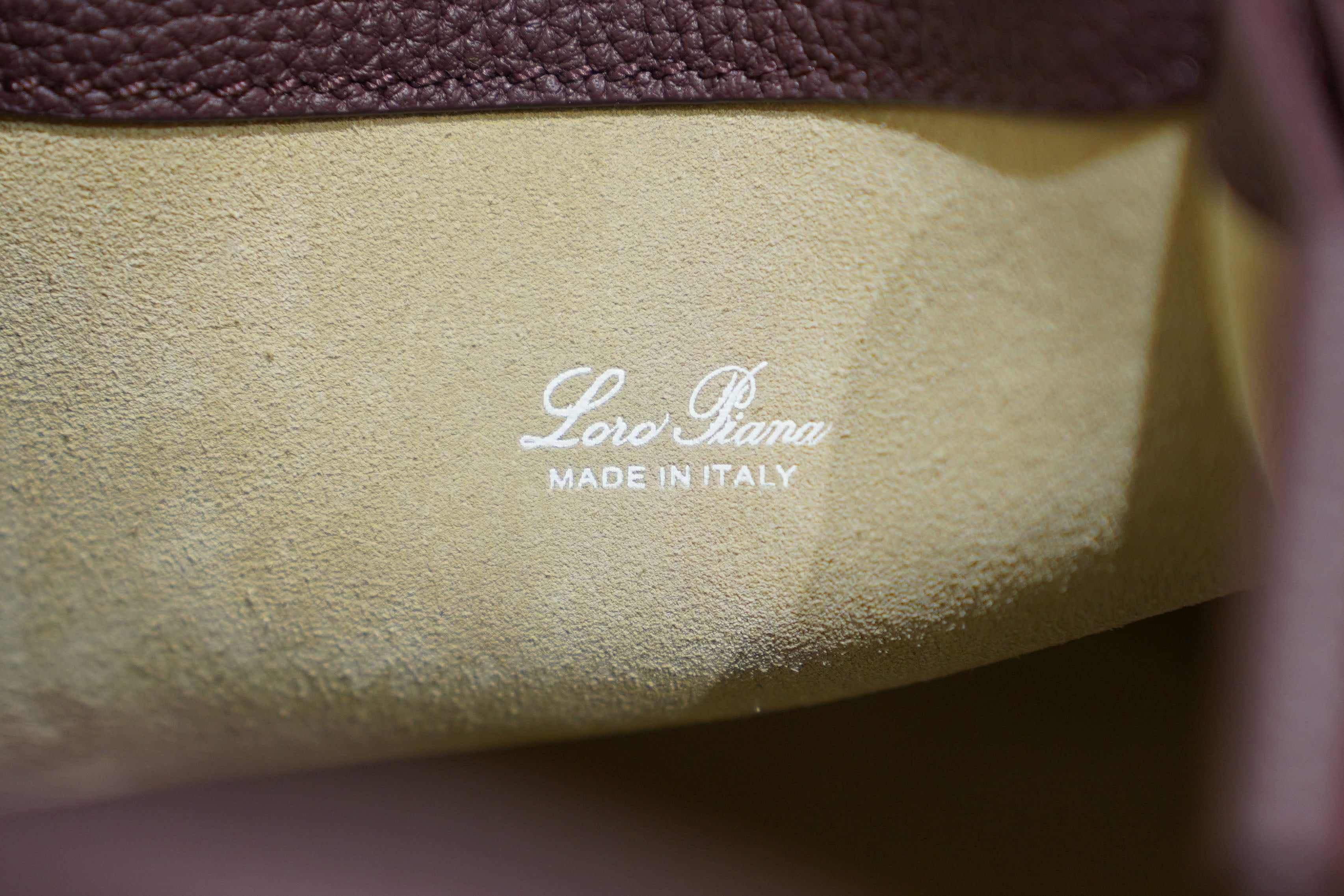 Loro Piana | Bale Bag (Small) – Leather – Brown – Gold Hardware