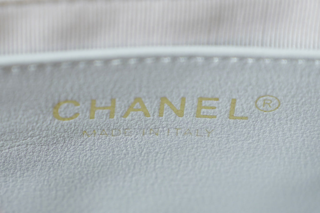 Chanel | Classic Flap Bag – Leather – Light Blue – Gold Hardware