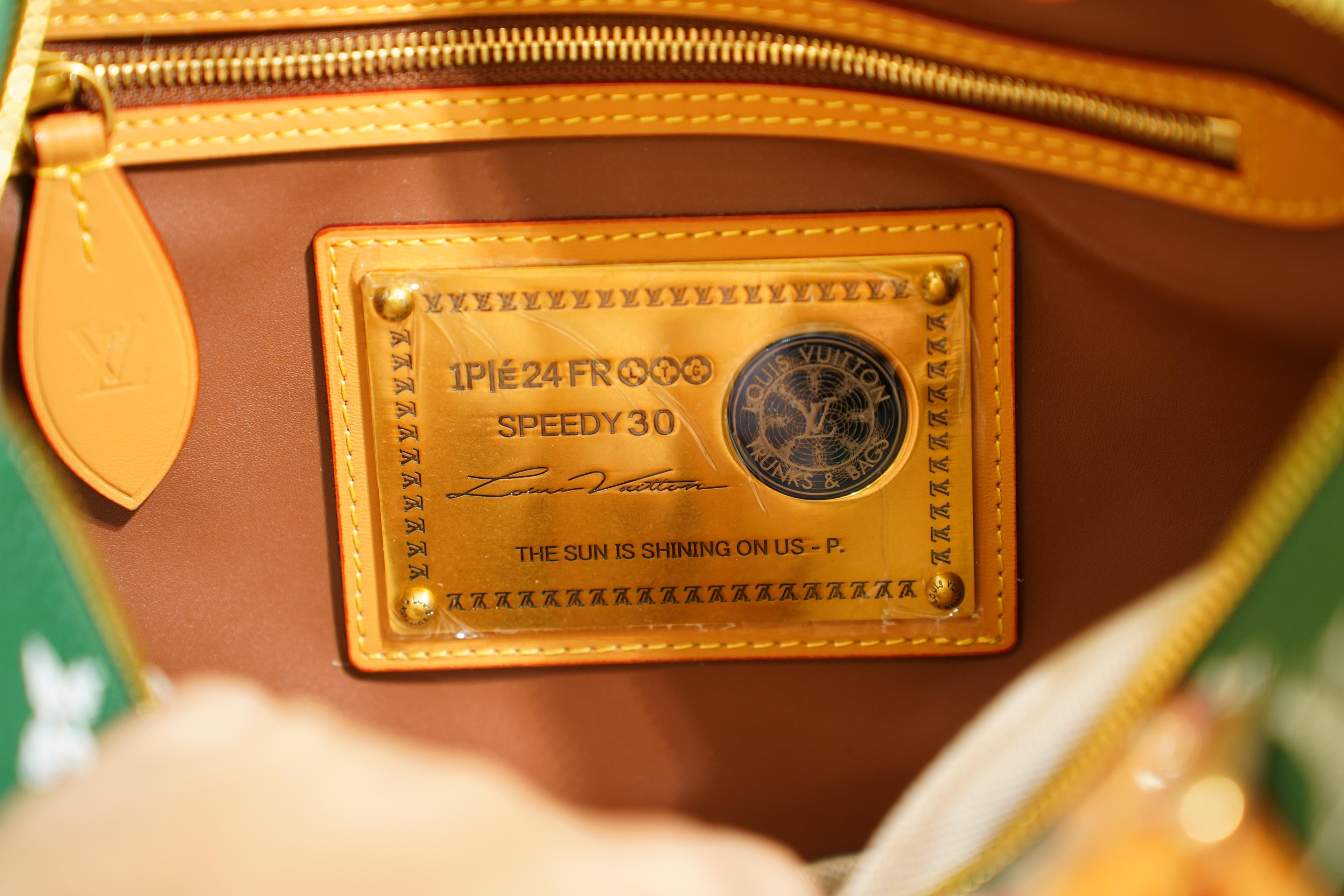 Louis Vuitton | Speedy – Canvas – Green – Gold Hardware