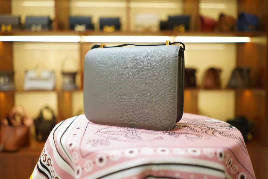 Hermes | Constance 18 – Epsom – Grey – Gold Hardware