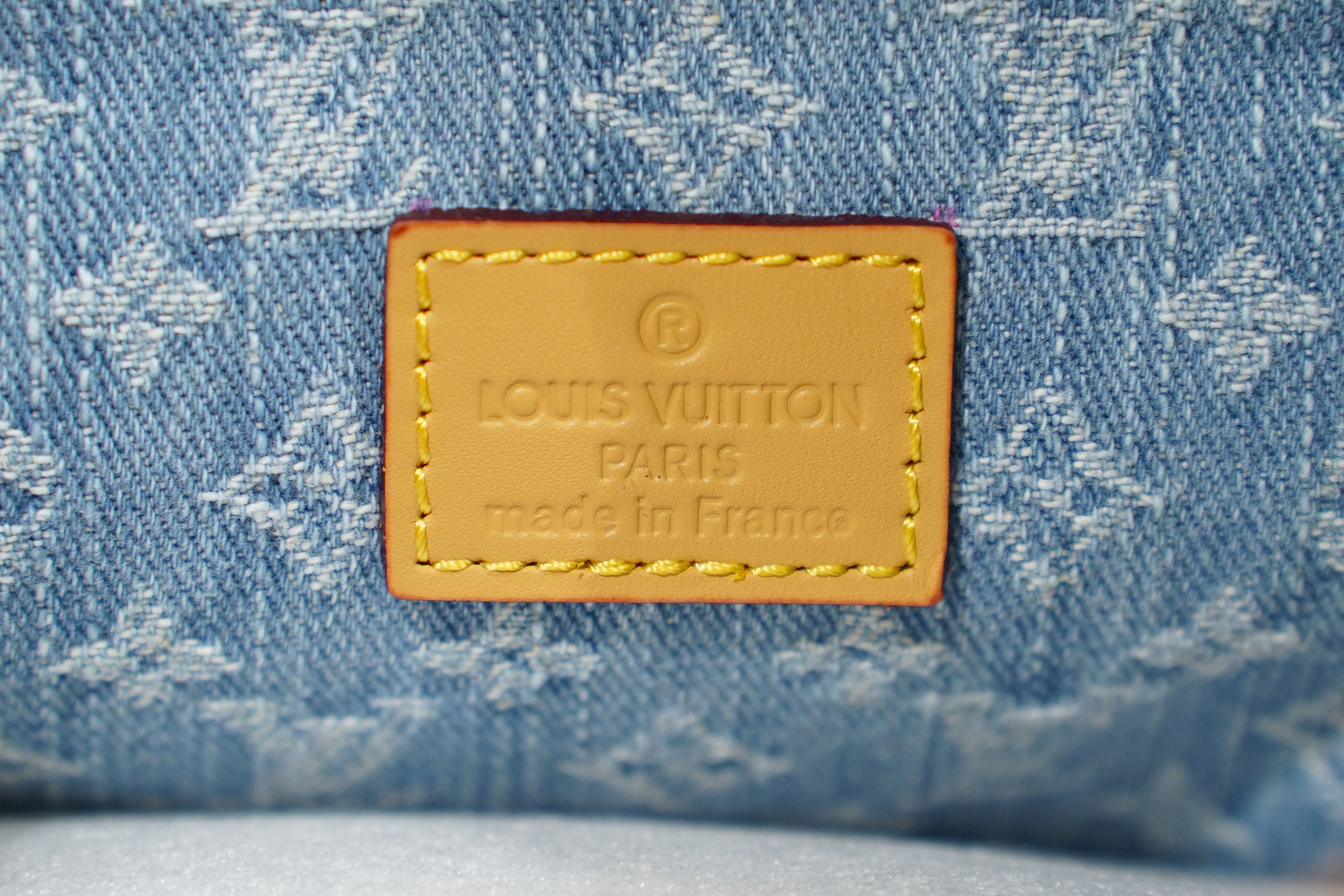 Louis Vuitton | Neverfull – Denim – Blue – Gold Hardware