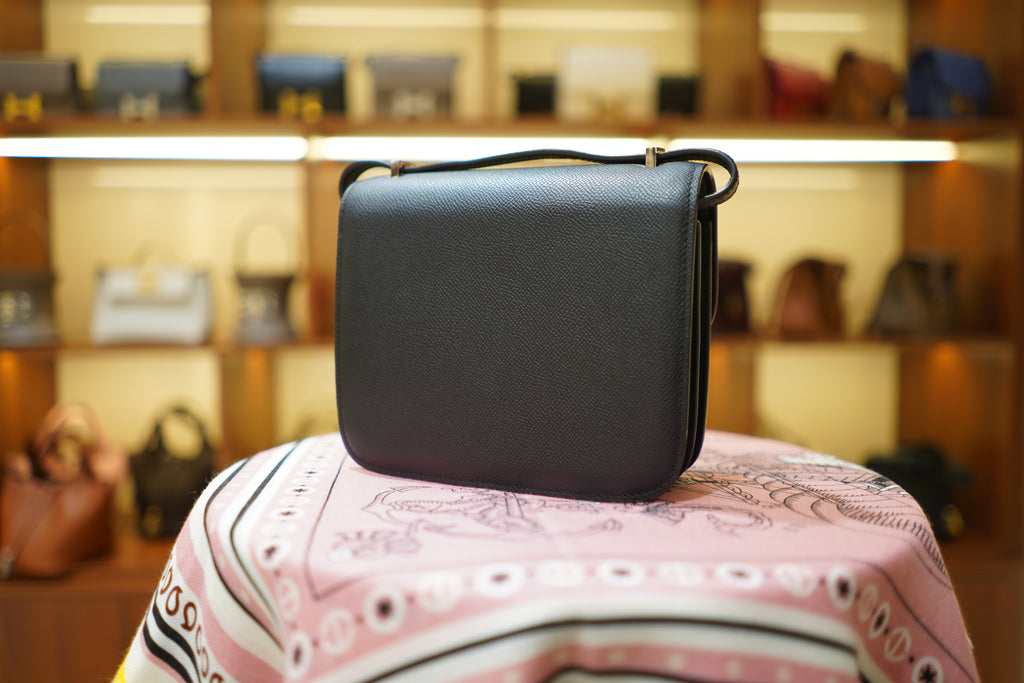 Hermes | Constance – Epsom – Black – Silver Hardware