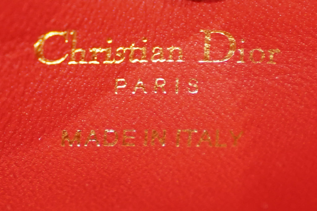 Dior | Dior-Caro – Lambskin – Red – Gold Hardware