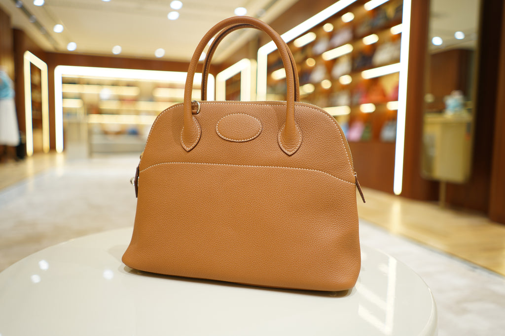 Hermes | Bolide 31 – Medium – Togo – Tan – Palladium Hardware