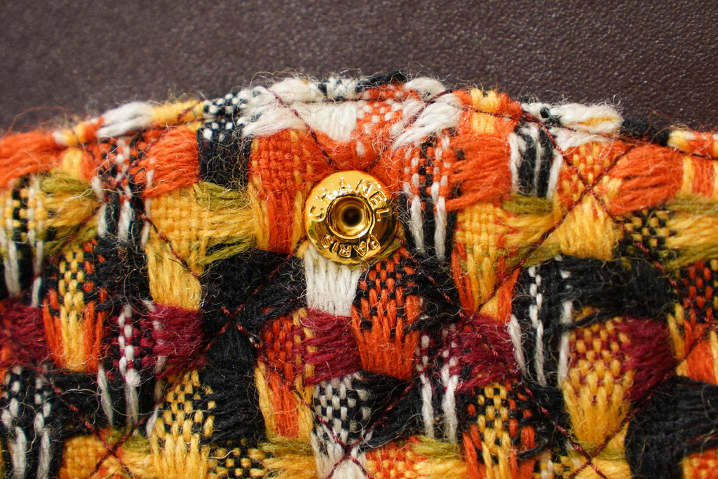 Chanel | Classic Flap Bag – Medium – Tweed – Multicolor – Gold-tone Hardware