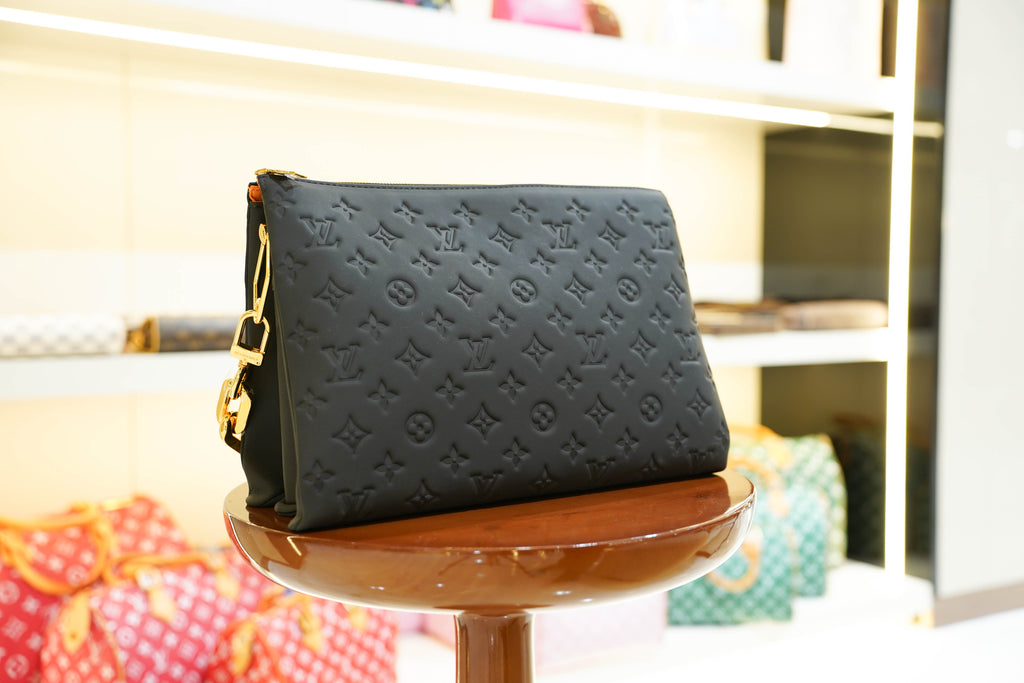 Louis Vuitton | Coussin Large – Leather – Noir – Gold Hardware