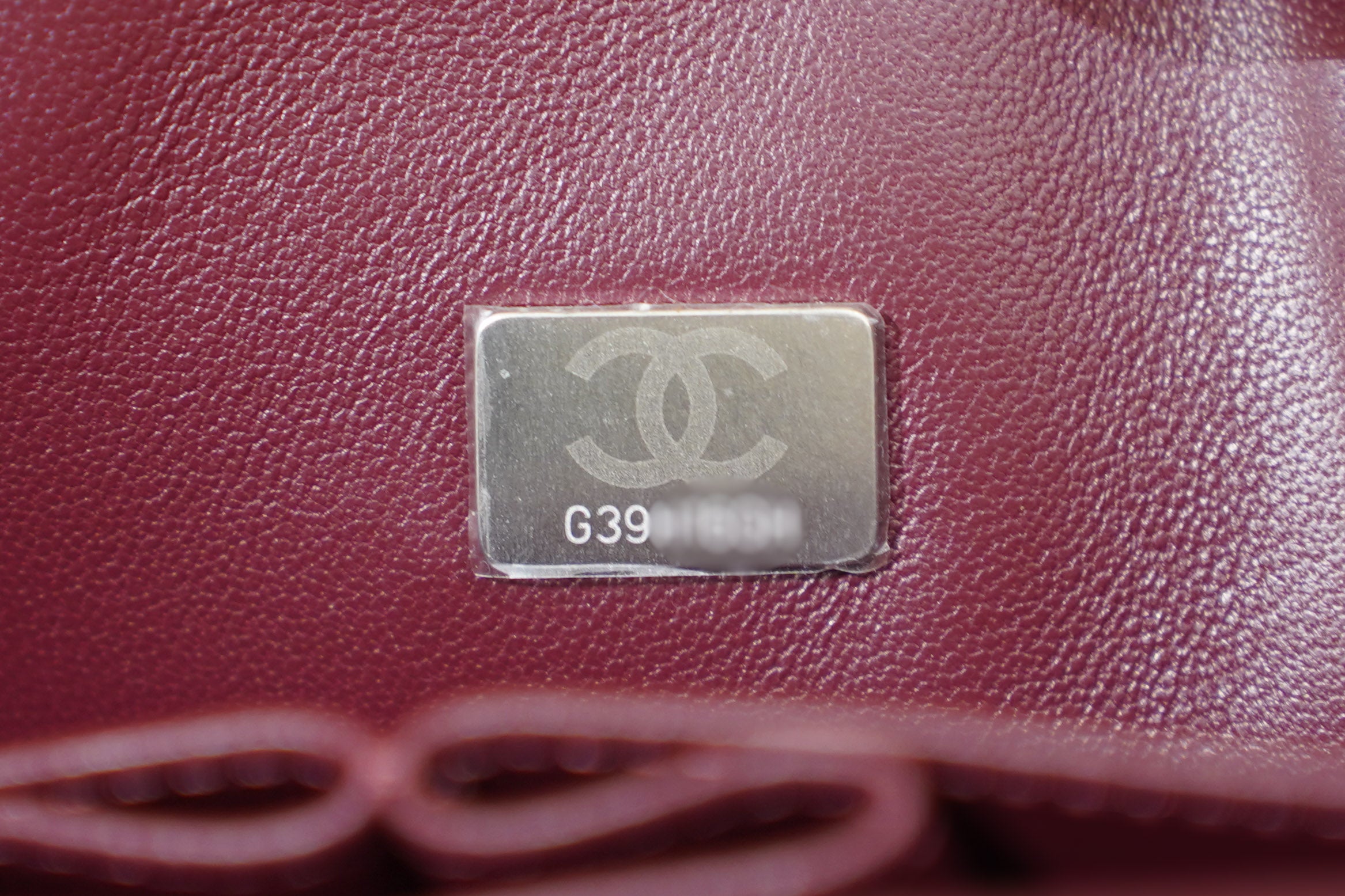 Chanel | Classic Flap Bag – Medium – Lambskin – Burgundy – Silver Hardware
