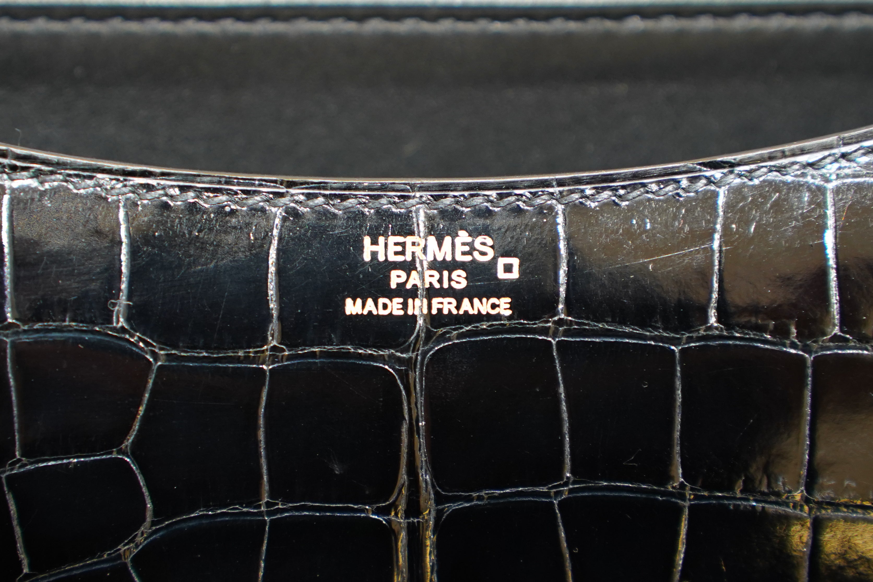 Hermes | Constance – Crocodile Leather – Black – Gold Hardware