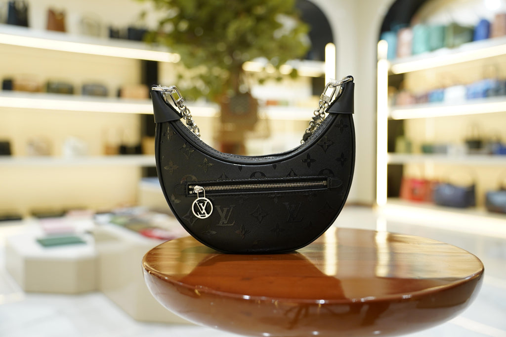 Louis Vuitton | Hobo Bag – Canvas – Black – Silver Hardware