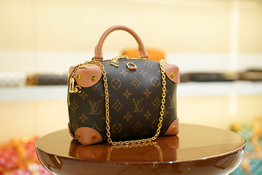 Louis Vuitton | Petite Malle – Canvas – Brown – Gold Hardware