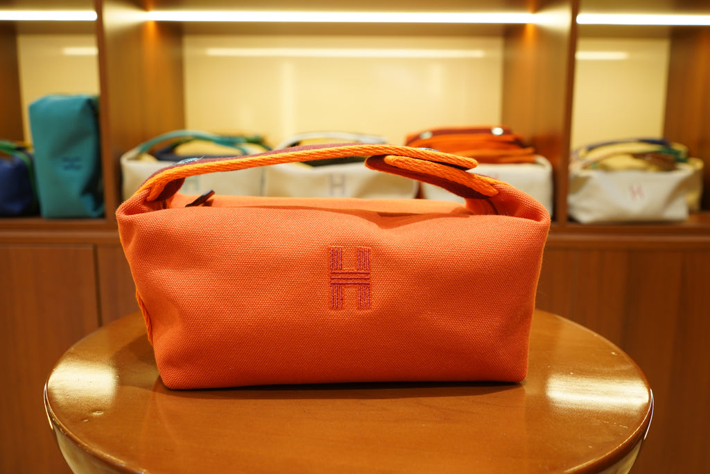 Hermes | Bride a Brac Small – Canvas – Orange – No Hardware
