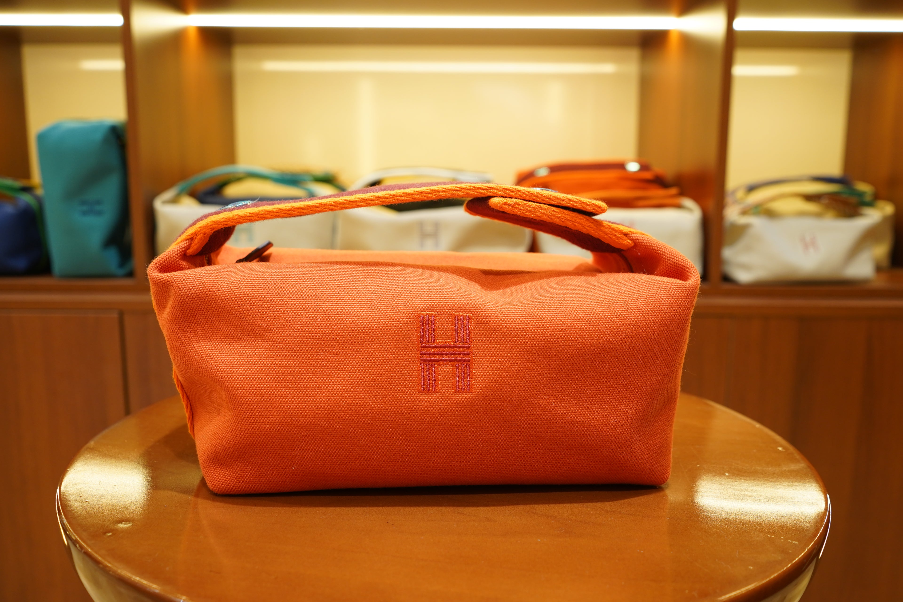 Hermes | Bride a Brac Small – Canvas – Orange – No Hardware