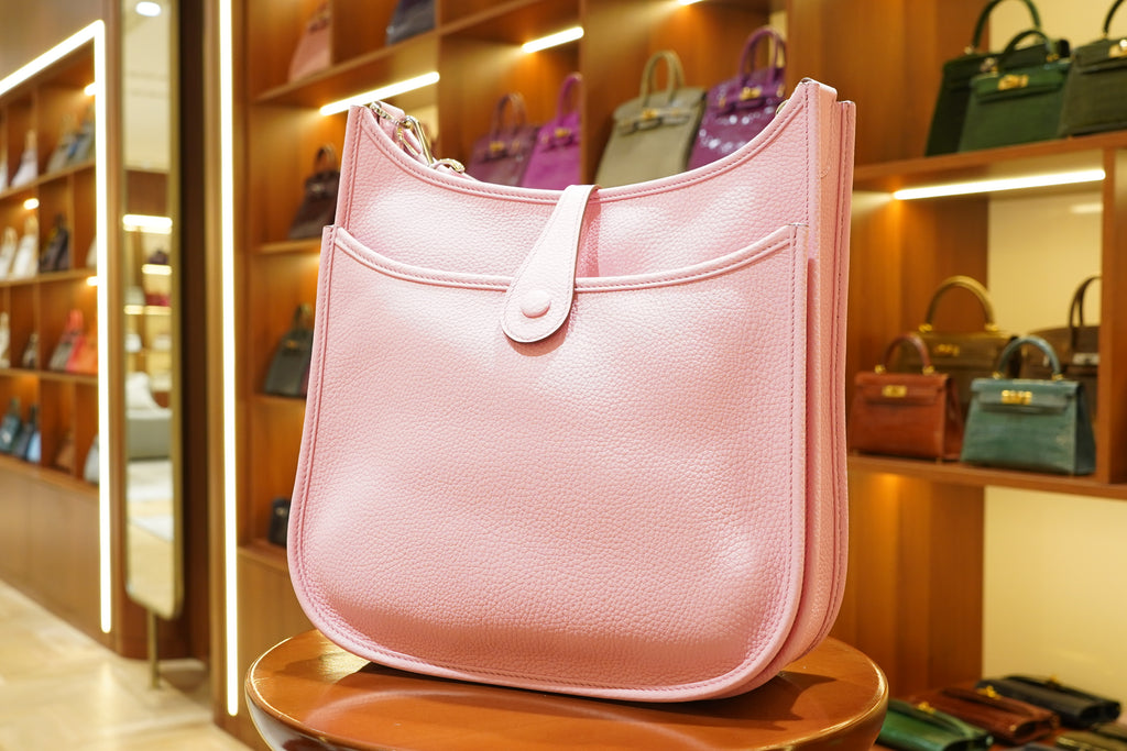 Hermes | Evelyne – Togo – Pink – Silver Hardware