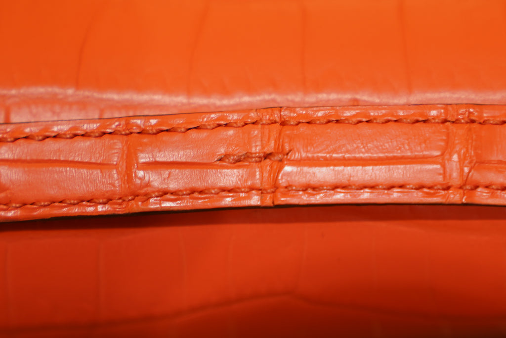 Hermes | Constance – Leather – Orange – Silver Hardware