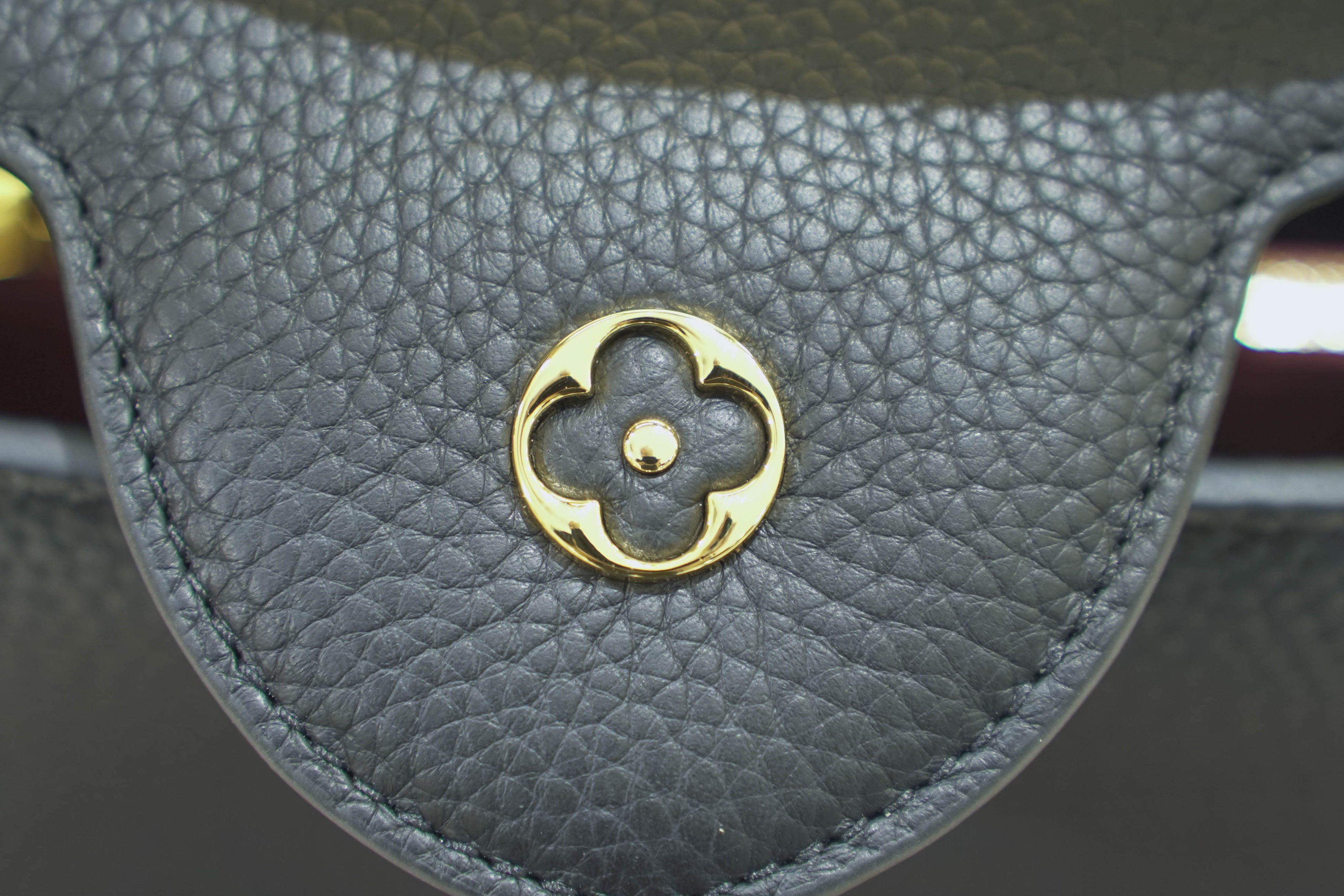 Louis Vuitton | Capucines – Leather – Black – Gold Hardware