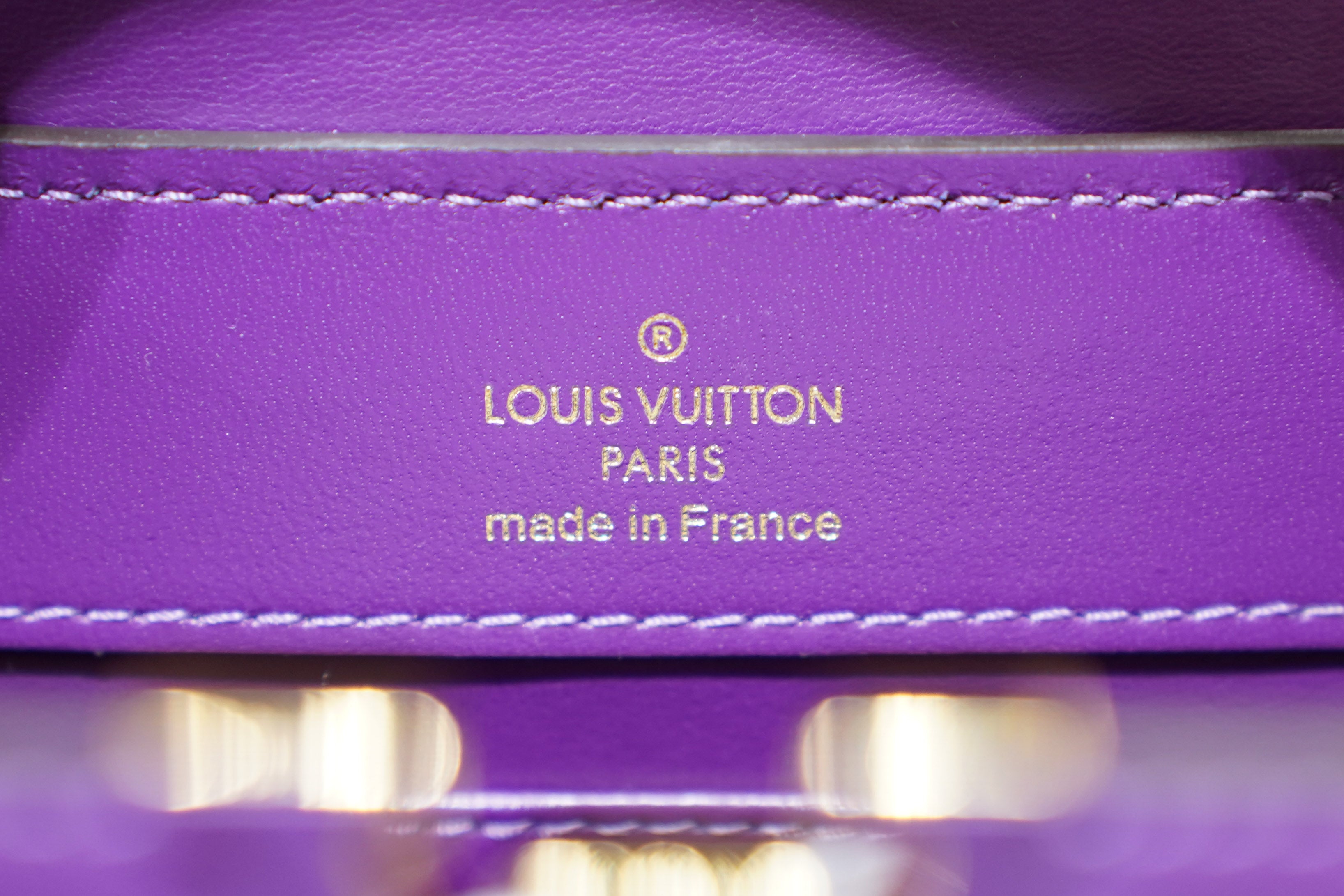 Louis Vuitton | Capucines Medium – Ostrich Leather – Purple – Gold Hardware