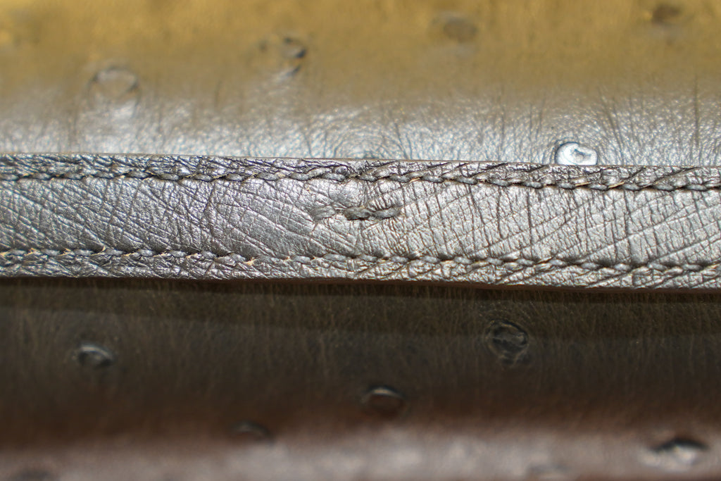 Hermes | Constance – Ostrich Leather – Black – Gold Hardware