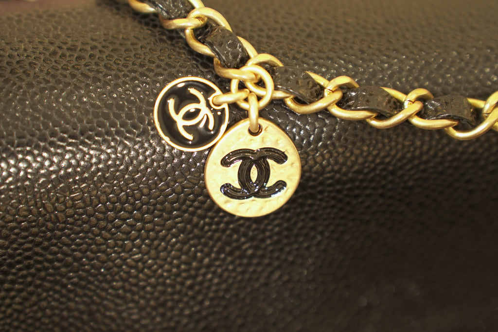 Chanel | Classic Flap Bag Mini – Caviar Leather – Black – Gold Hardware