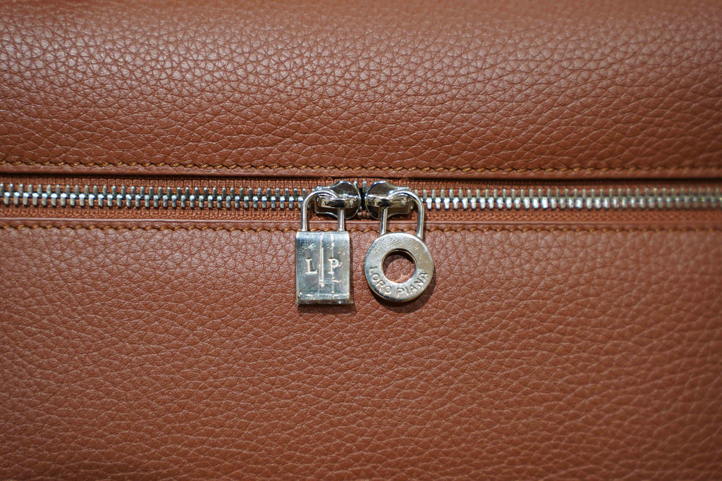 Loro Piana | Extra Bag L27 – Leather – Brown – Silver Hardware