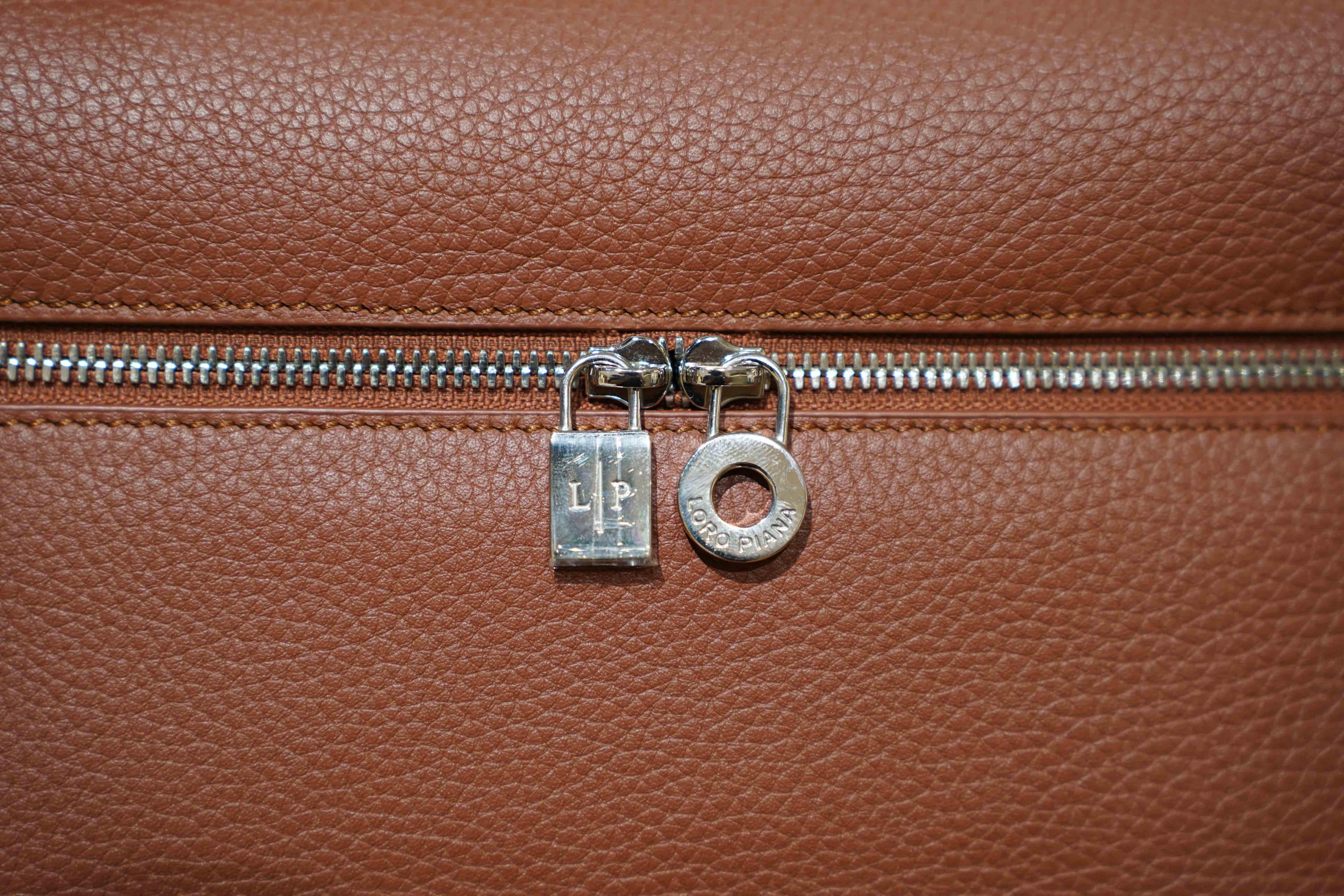 Loro Piana | Extra Bag L27 – Leather – Brown – Silver Hardware