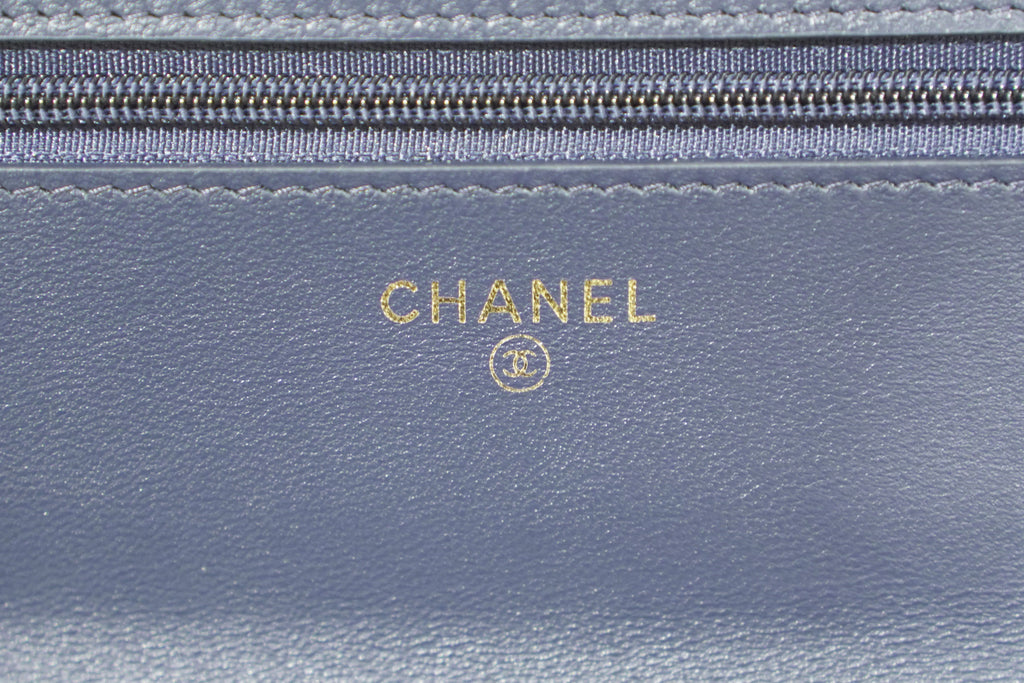 Chanel | Wallet on Chain – Lambskin – Navy – Gold Hardware