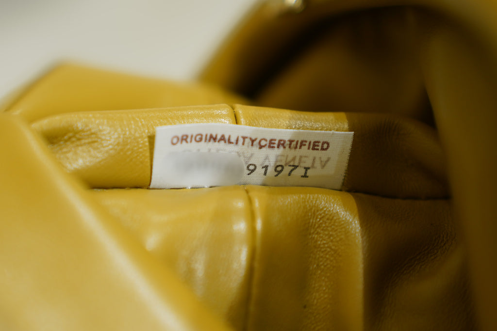 Bottega Veneta | Lauren – Intrecciato – Yellow – Gold Hardware