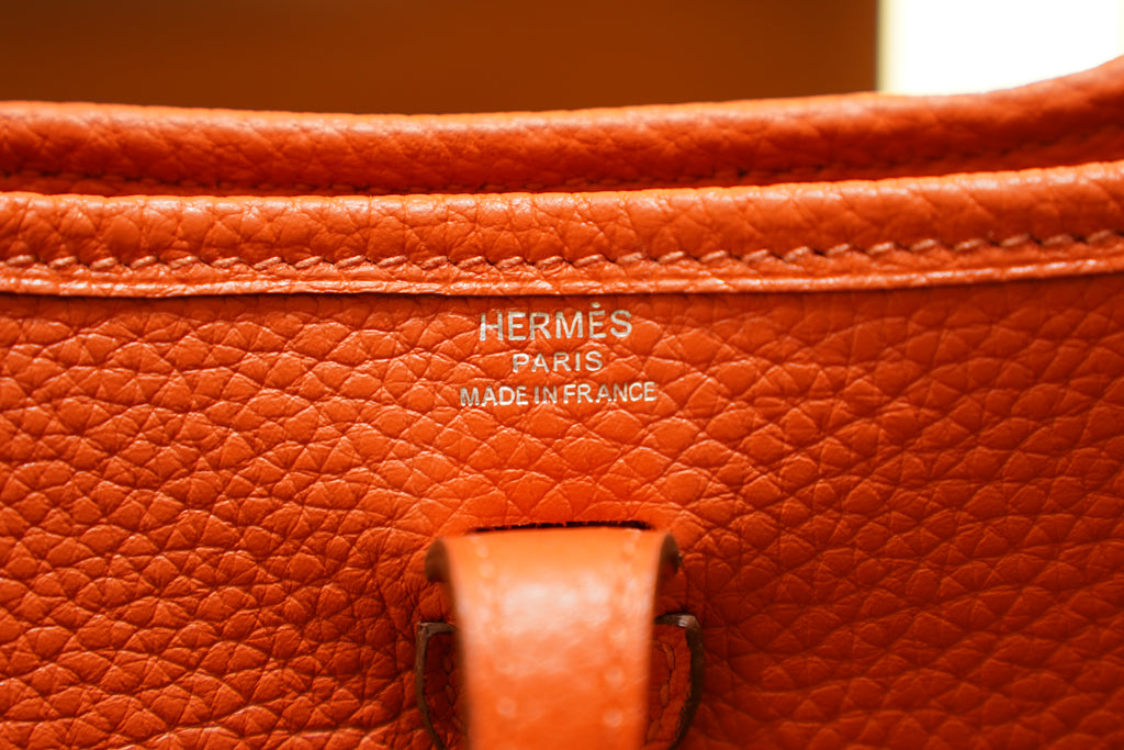 Hermes | Evelyne Small – Epsom – Orange – Gold Hardware