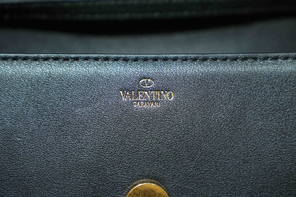 Valentino | Loco – Leather – Black – Gold Hardware