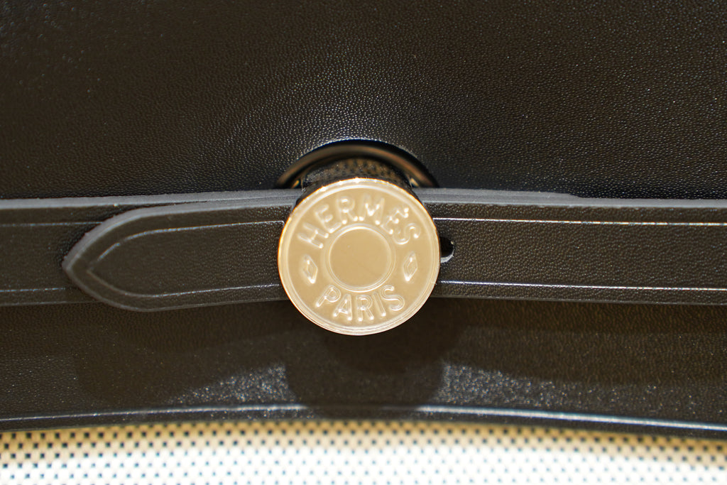 Hermes | Herbag Large – Canvas – Beige – Silver Hardware