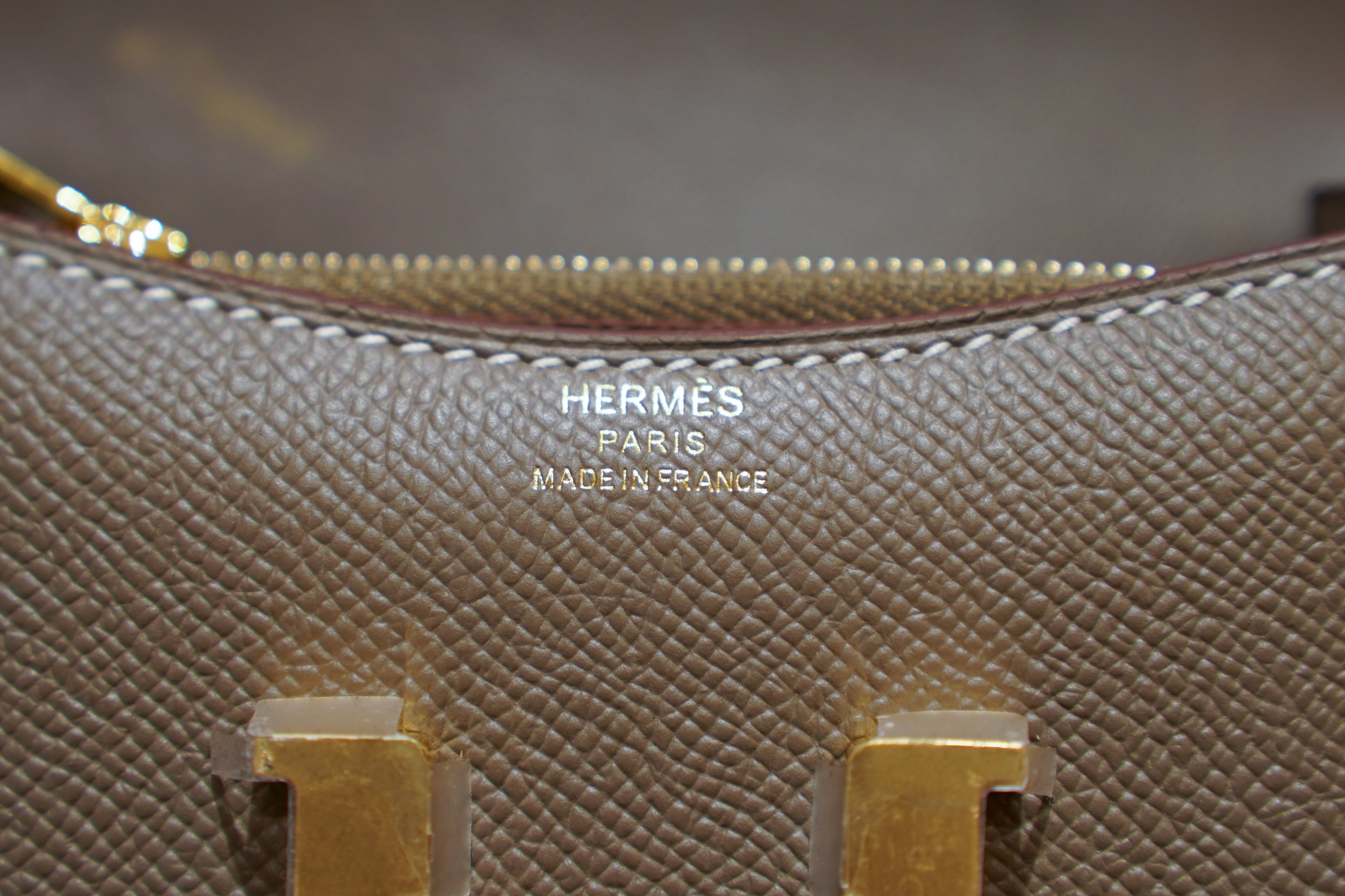Hermes | Constance Slim Wallet – Epsom – Brown – Gold Hardware