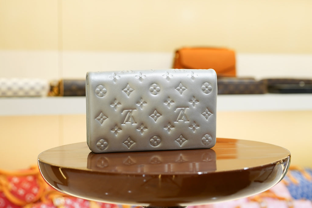 Louis Vuitton | Coussin-Mini – Leather – Silver – Gold Hardware