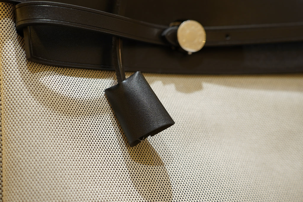 Hermes | Herbag Backpack – Canvas – Beige – Silver Hardware