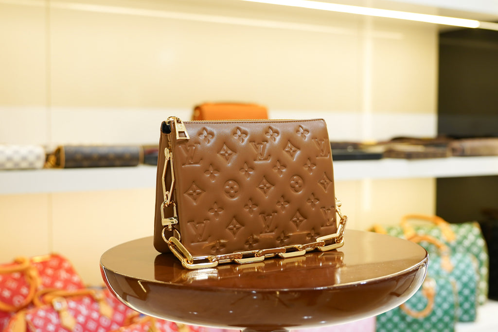 Louis Vuitton | Coussin-Small – Leather – Brown – Gold Hardware