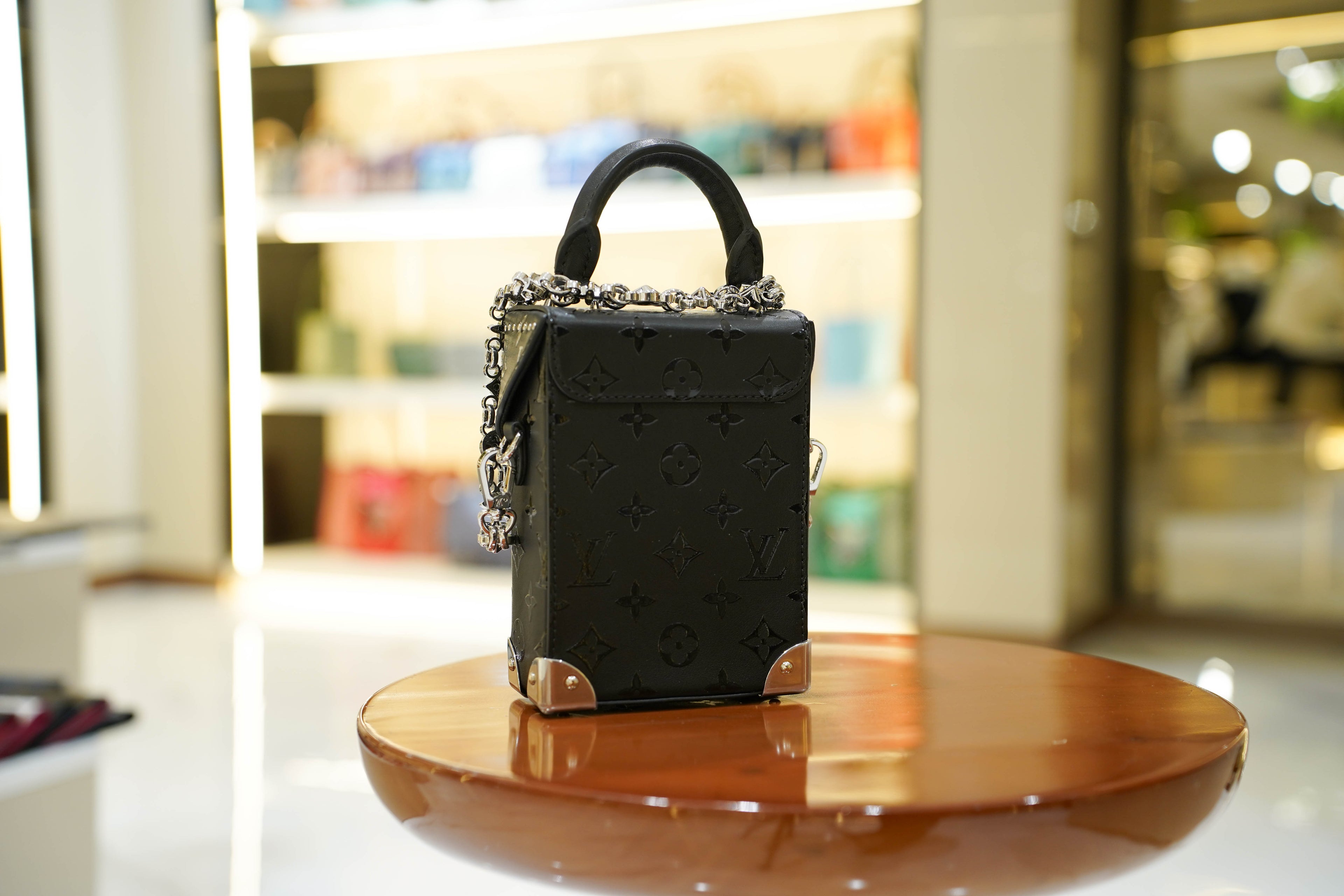 Louis Vuitton | Petite Malle – Monogram Canvas – Black – Silver Hardware