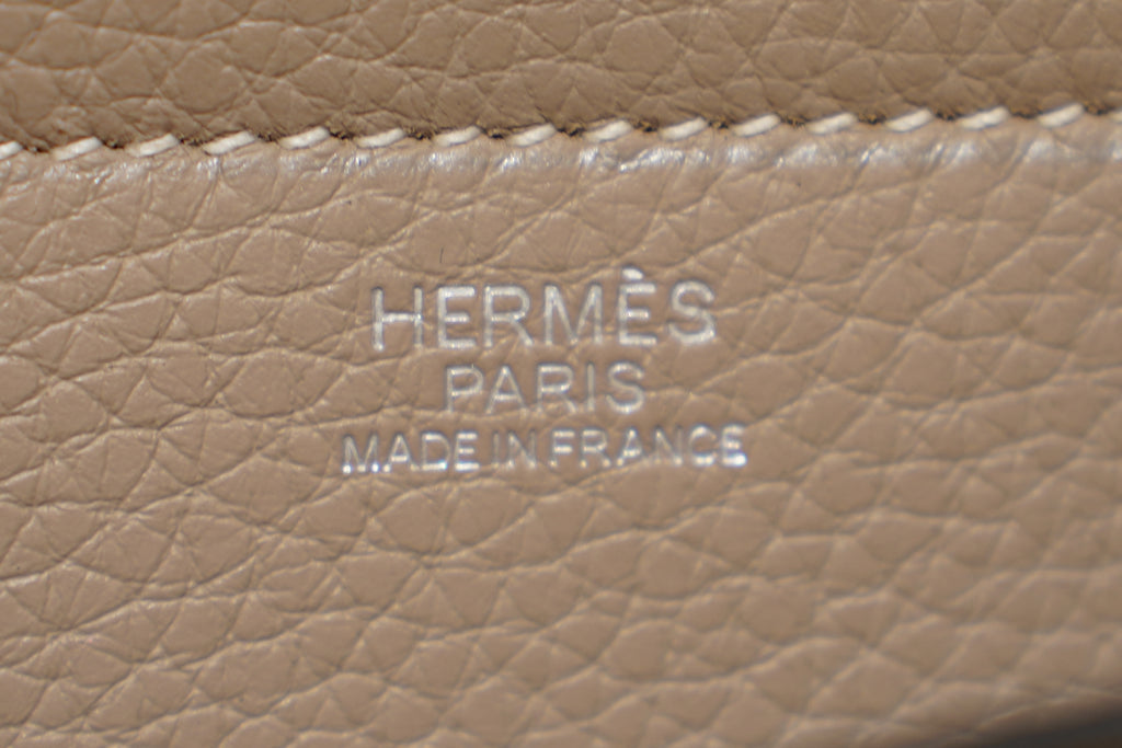Hermes | Clemence Cabasellier 31 – Clemence – Beige – Silver Hardware