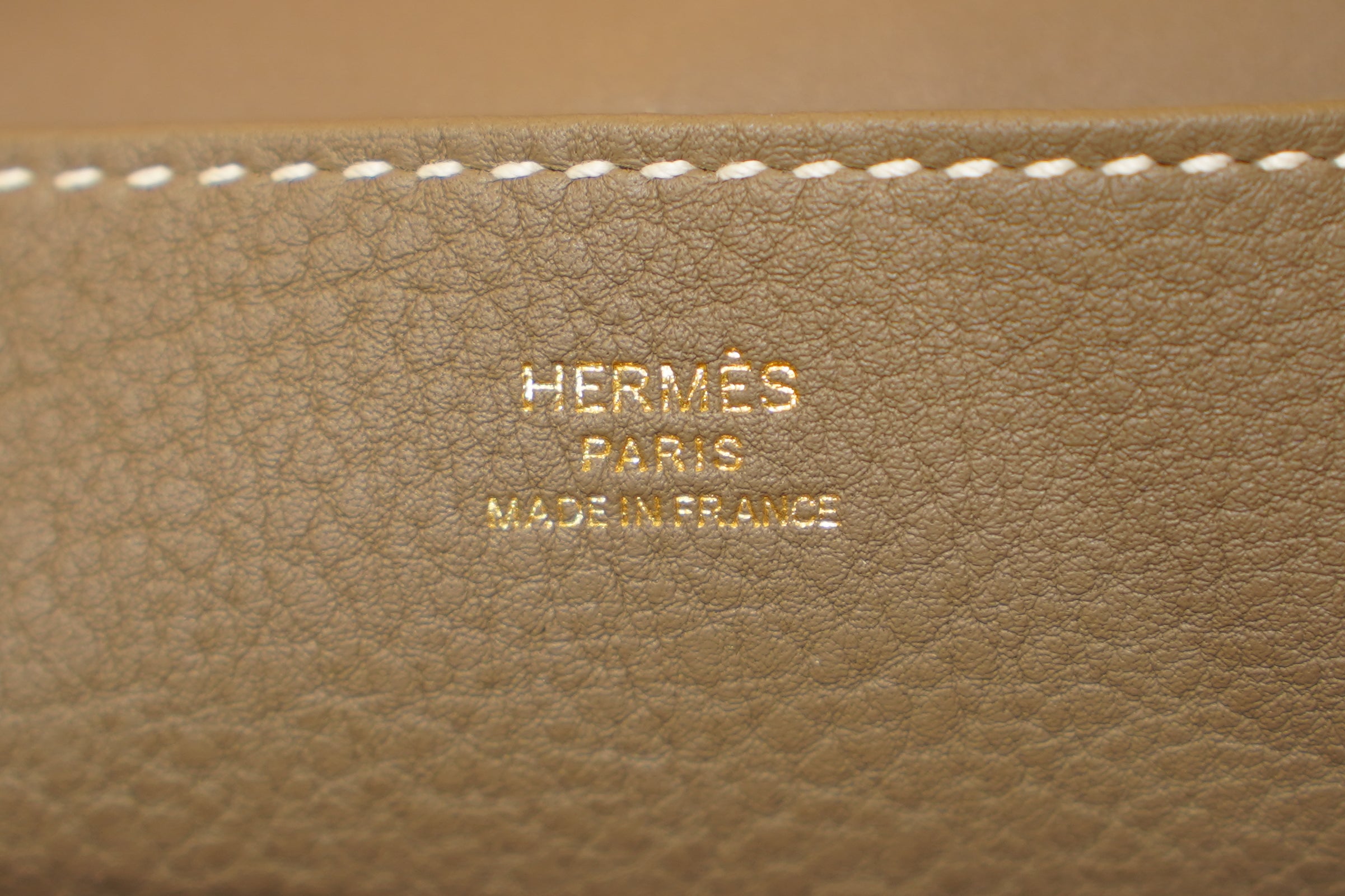Hermes | Halzan 25 – Epsom – Taupe – Gold Hardware