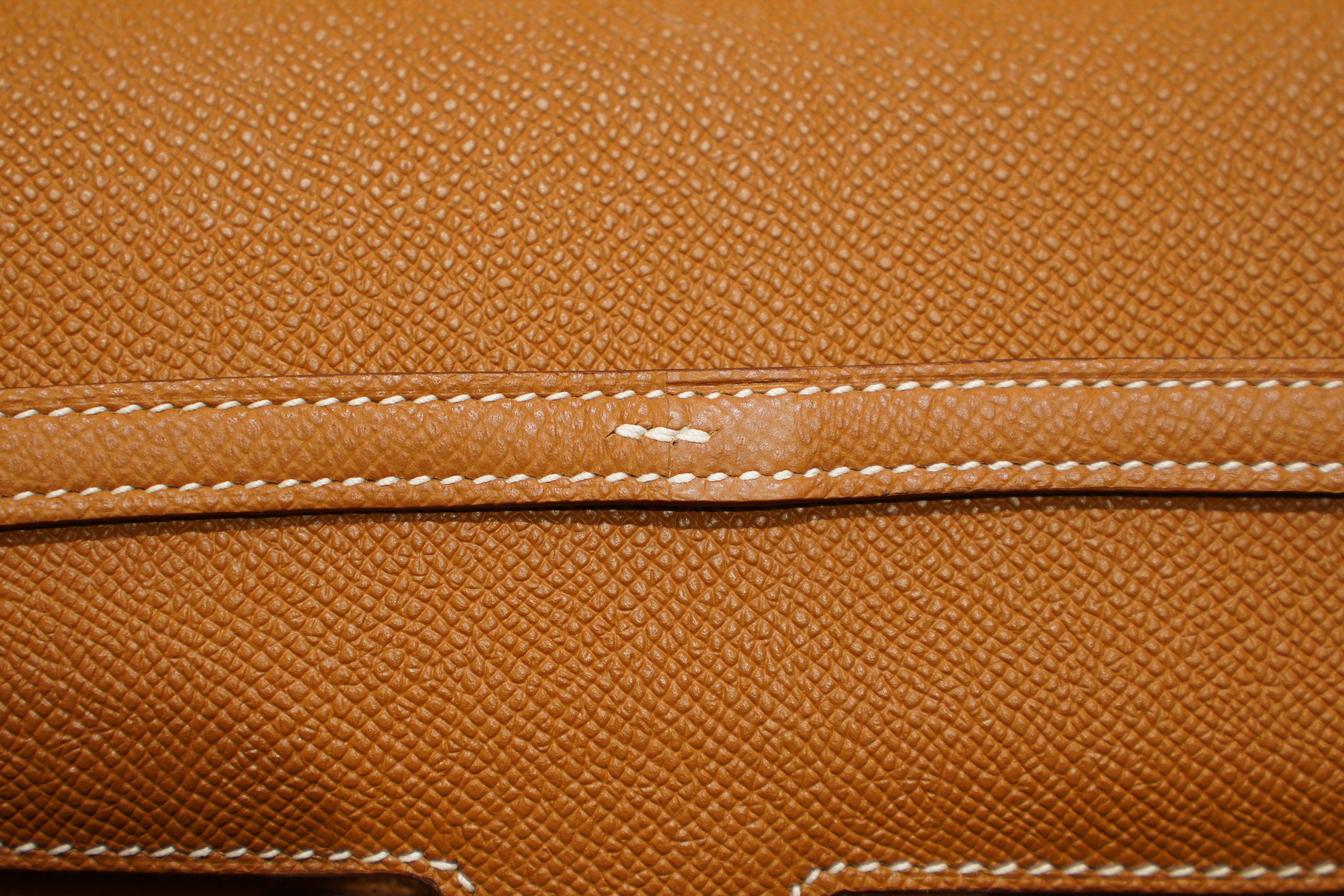 Hermes | Constance – Epsom – Orange – Silver Hardware