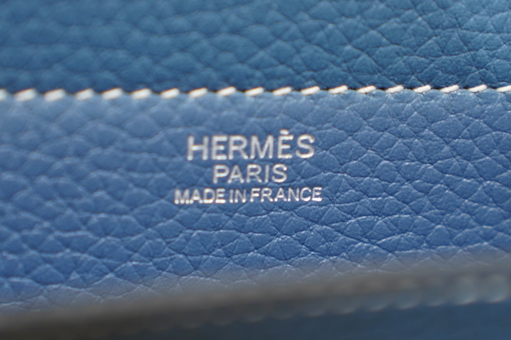 Hermes | Clemence Cabasellier 31 – Clemence – Blue – Silver Hardware