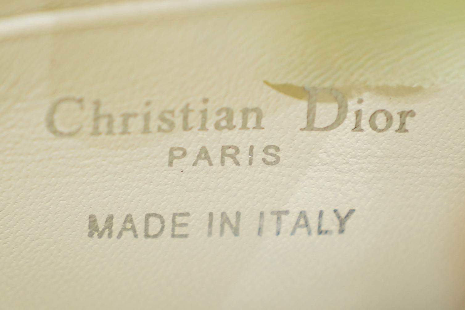 Dior | Dior-Caro – Leather – Beige – Silver Hardware