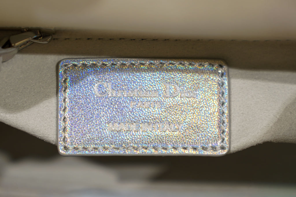 Dior | Lady Dior (Small) – Lambskin – Silver – Silver Hardware