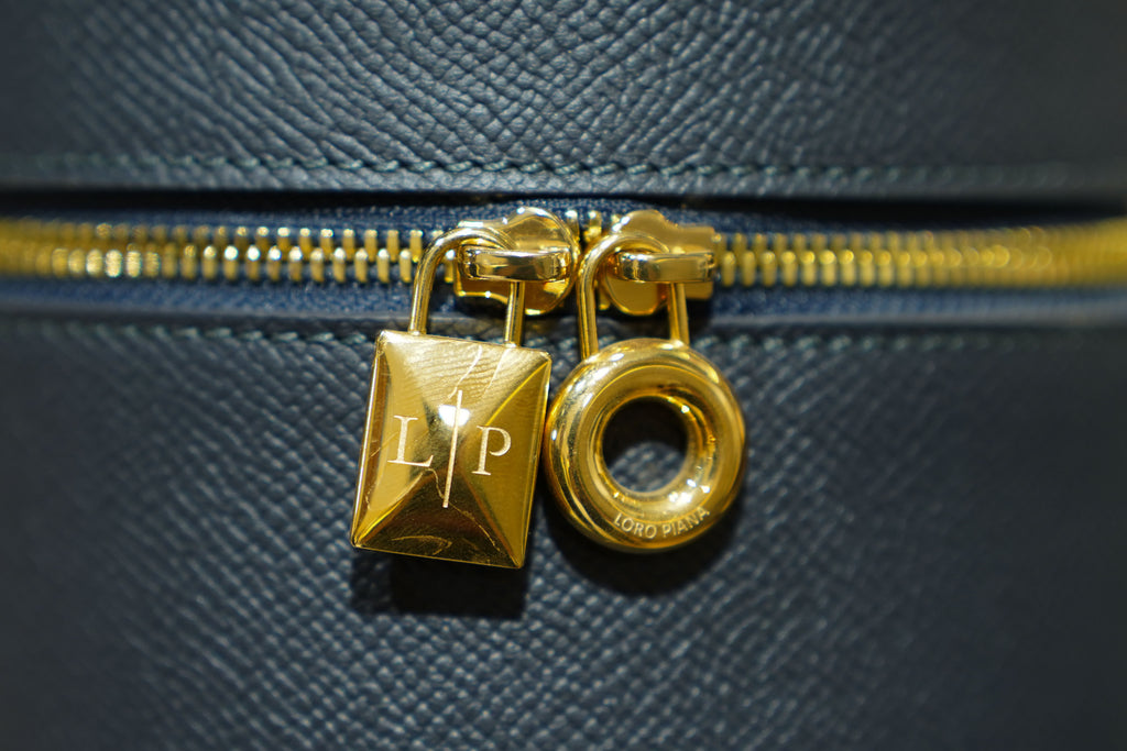 Loro Piana | Extra-Case – Leather – Black – Gold Hardware