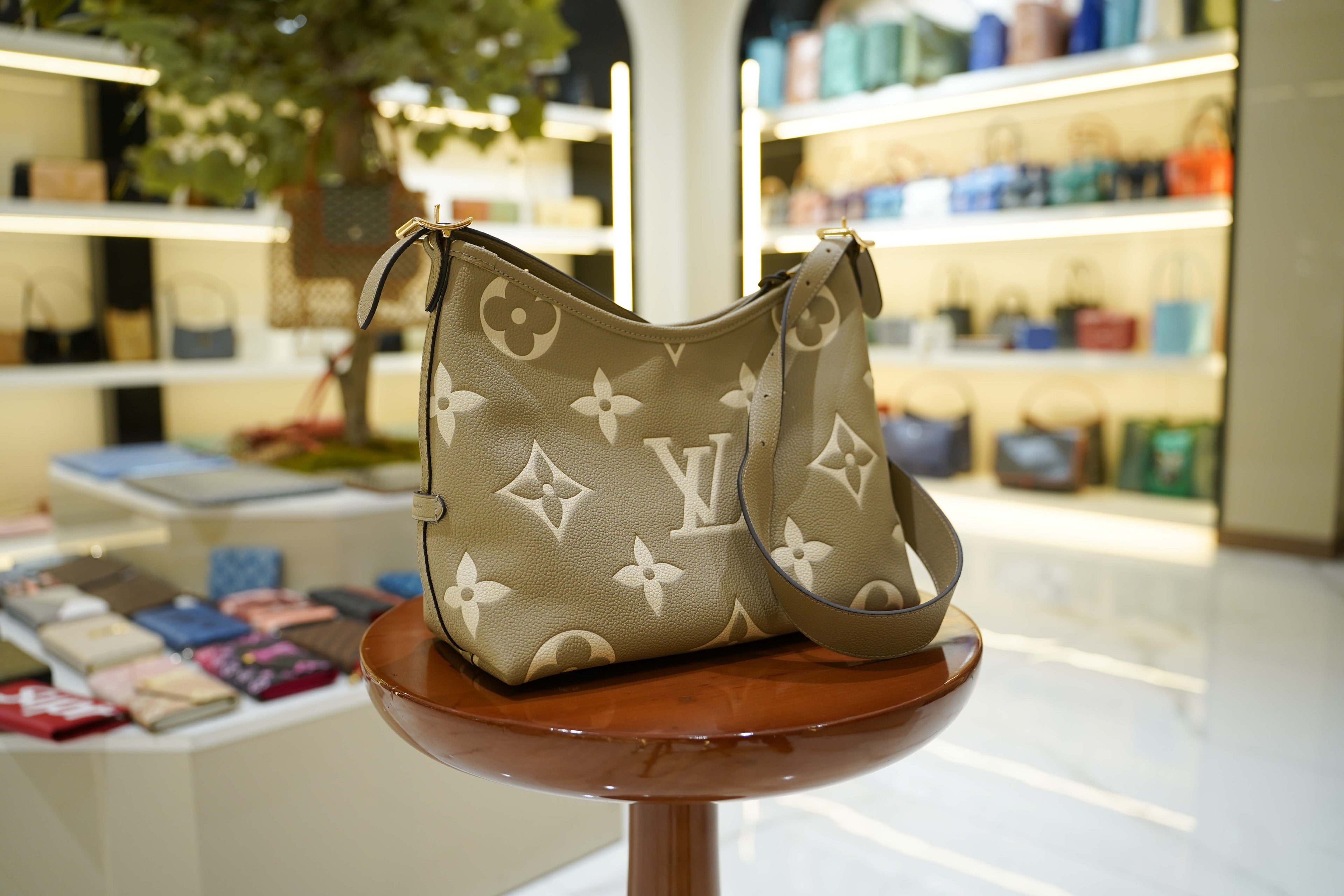 Louis Vuitton | Hobo Bag – Leather – Beige – Gold Hardware