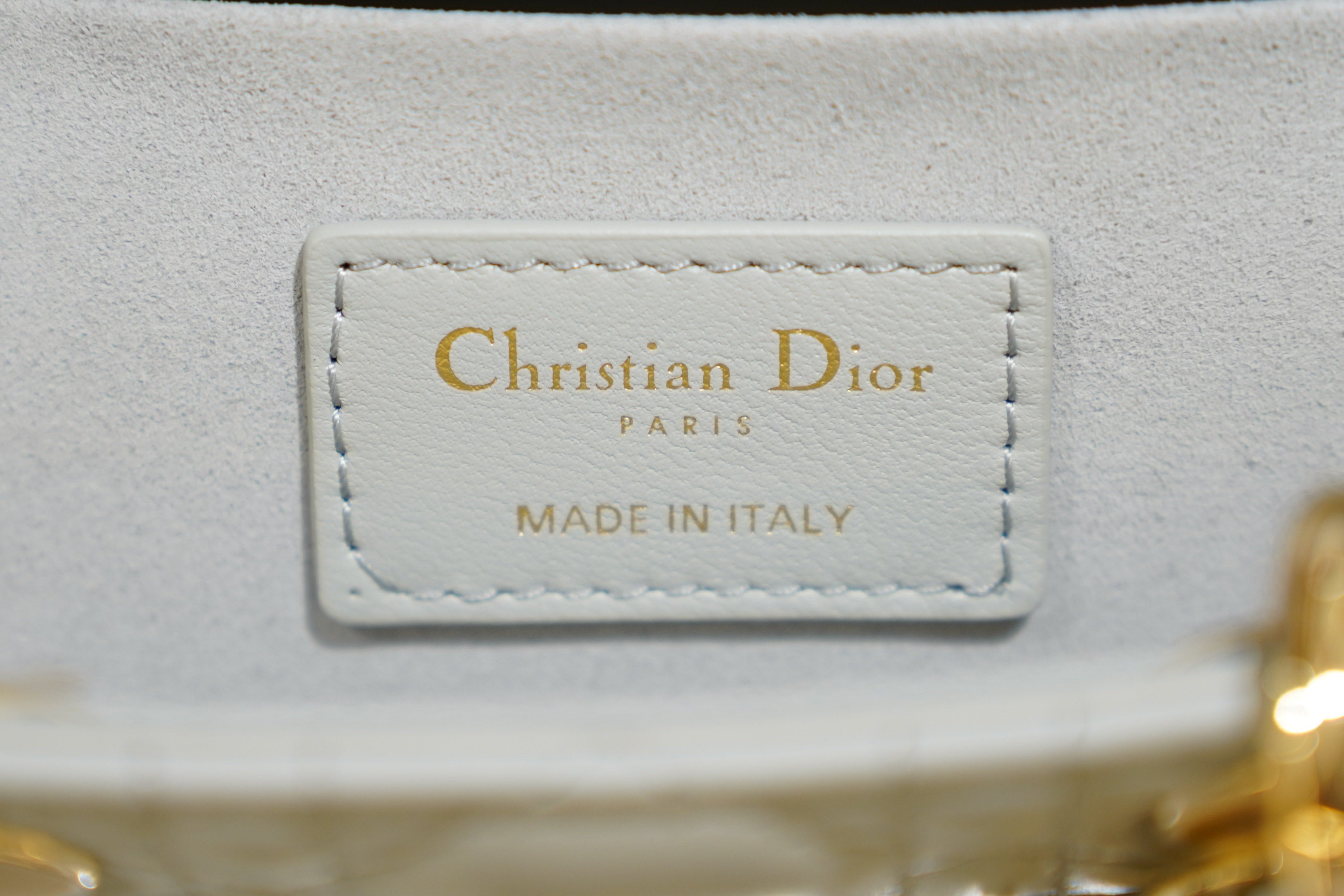 Dior | D-Joy Bag – Calfskin – Gray – Gold Hardware