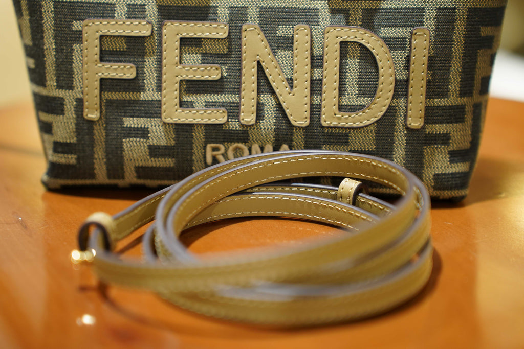 Fendi | By The Way Bag – Canvas – Brown – Gold Hardware