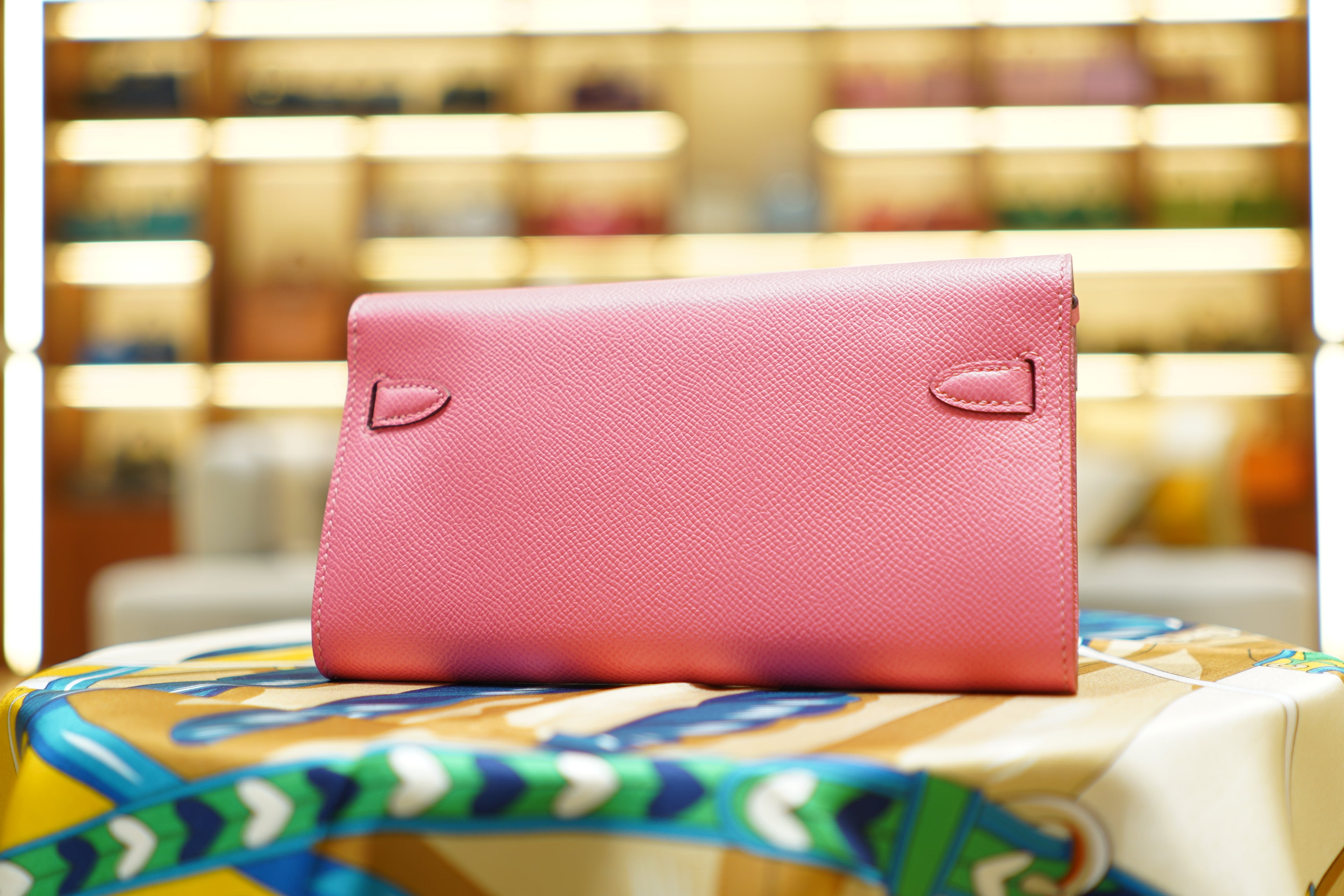 Hermes | Kelly – 28 – Epsom – Pink – Silver Hardware